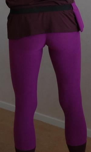 Purple meggings for men